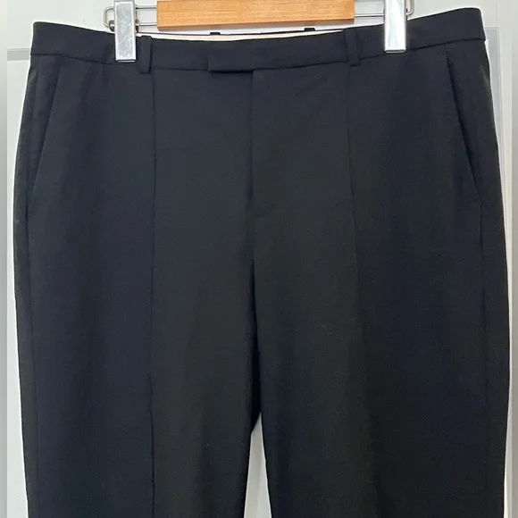 J. Crew Flat-Front Straight Leg Tollegno1900 Italian Fine Wool Fabric Trousers 8 - Picture 3 of 6